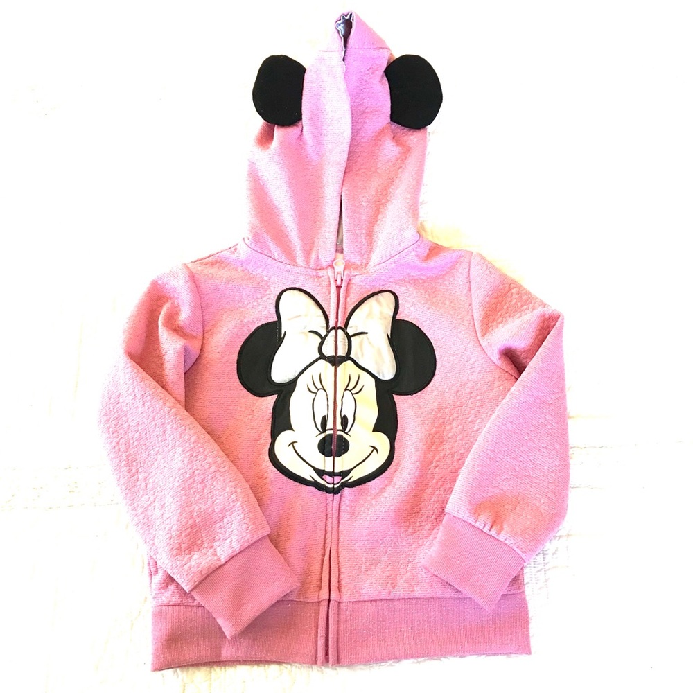 🔴 EUC Disney Pink Minnie Mouse Sweatshirt